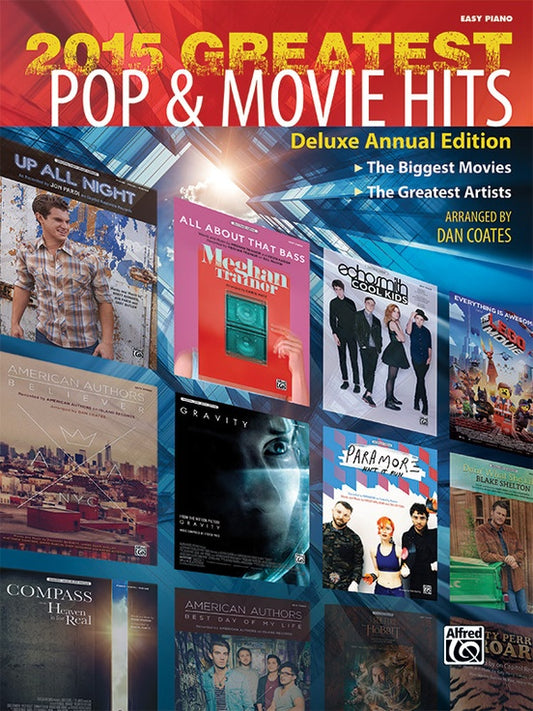 Dan Coates - 2015 Greatest Pop & Movie Hits (Easy Piano)