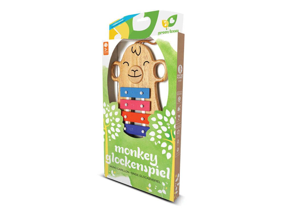 Green tones Monkey Glockenspiel