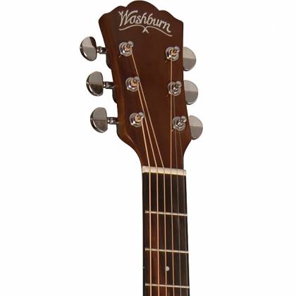 Washburn Apprentice 5 Acoustic Folk Guitar - Hardshell Case Included