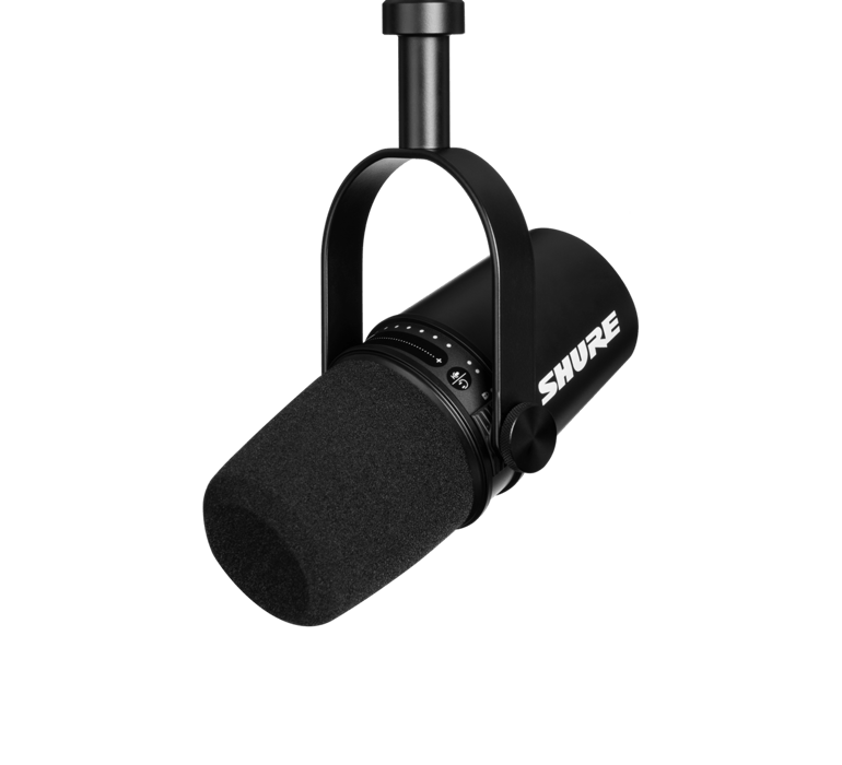 SHURE MV7 Podcast Microphone - Black