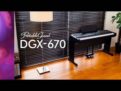 Load video: Yamaha DGX-670 Digital Piano