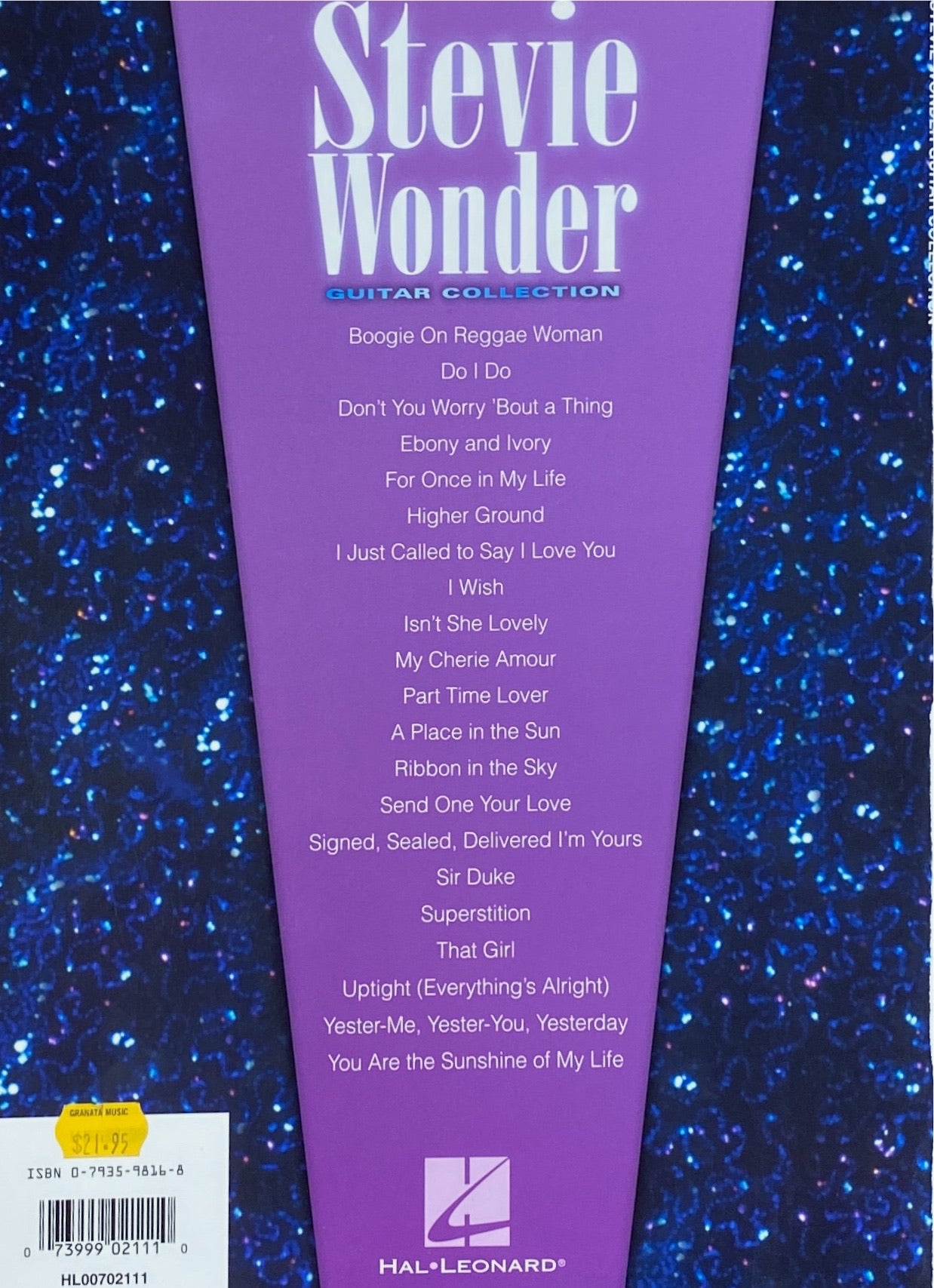 Stevie Wonder Guitar Tab Collection