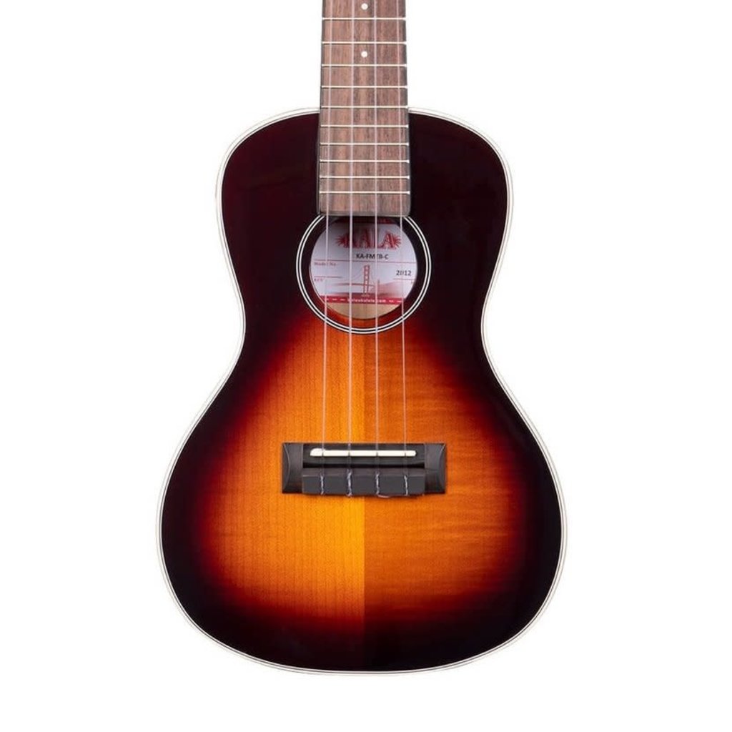 Gloss Flame Maple Tobacco Burst Concert Ukulele