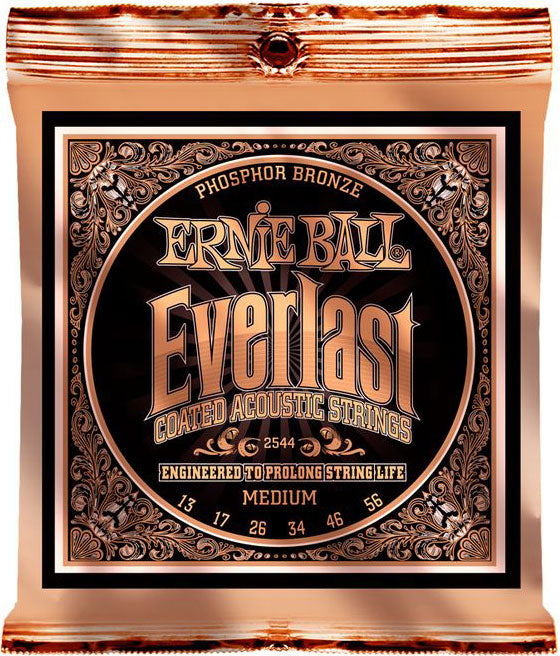 Ernie Ball Everlast Coated Acoustic Guitar Strings