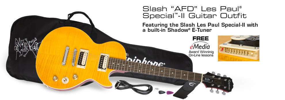 Epiphone Slash AFD Les Paul Special II Outfit
