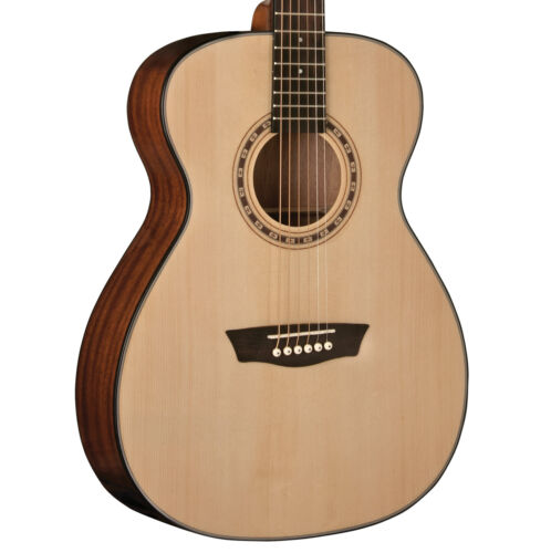Washburn Apprentice 5 Acoustic Folk Guitar - Hardshell Case Included