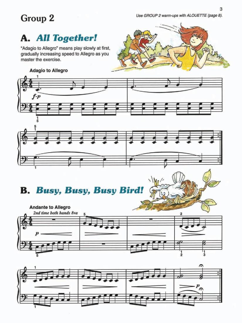 Alfred's Prep Course - Technic Book (Level E) For the Young Beginner