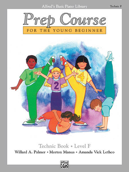 Alfred's Prep Course - Technic Book (Level F) For the Young Beginner