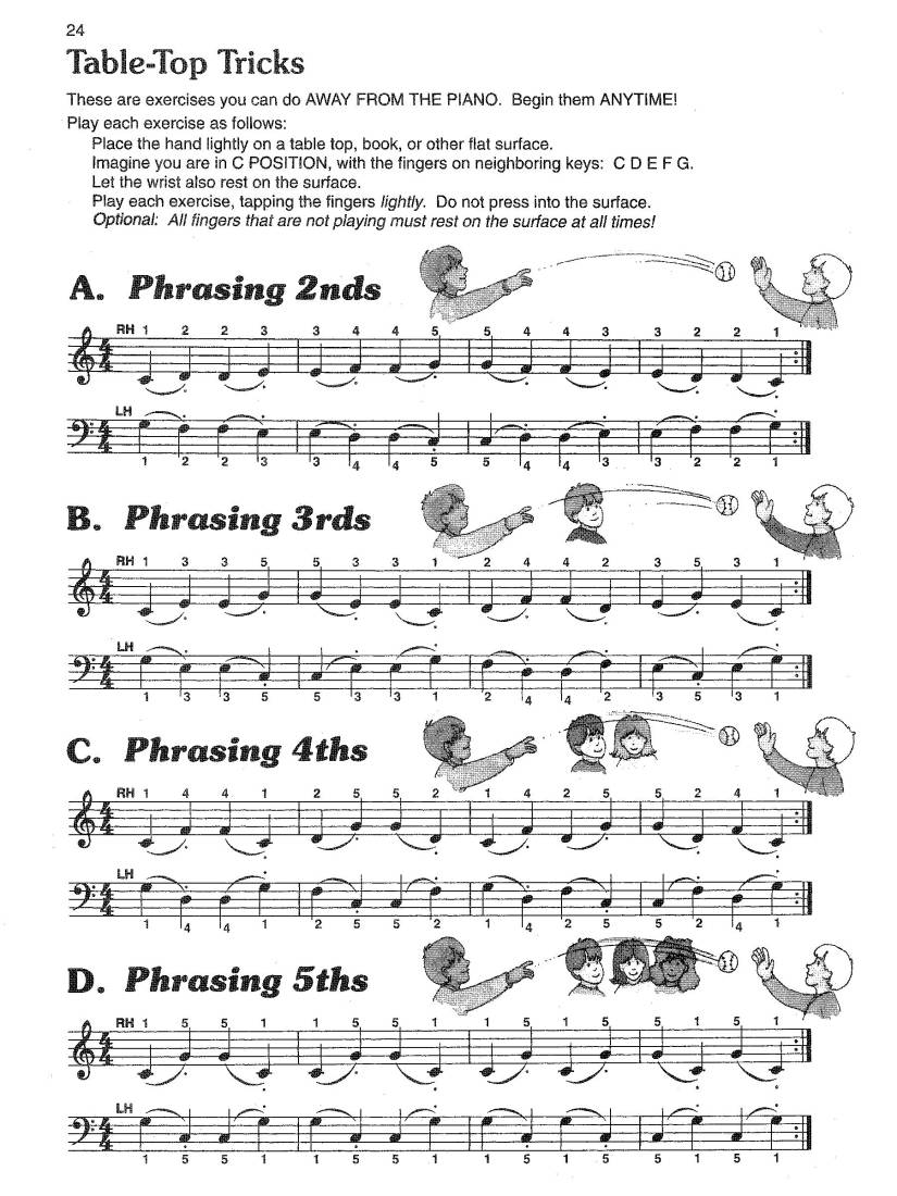 Alfred's Prep Course - Technic Book (Level F) For the Young Beginner