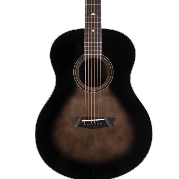 Washburn BTS9CH-D Bella Tono Novo S9 Guitar - Gloss Charcoal Burst