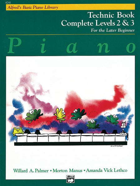 Alfred's Basic Piano Library - Technic Book Complete Levels 2&3
