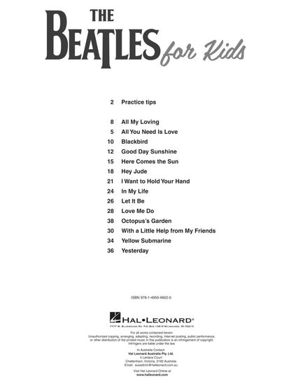 The Beatles for Kids - Easy Piano