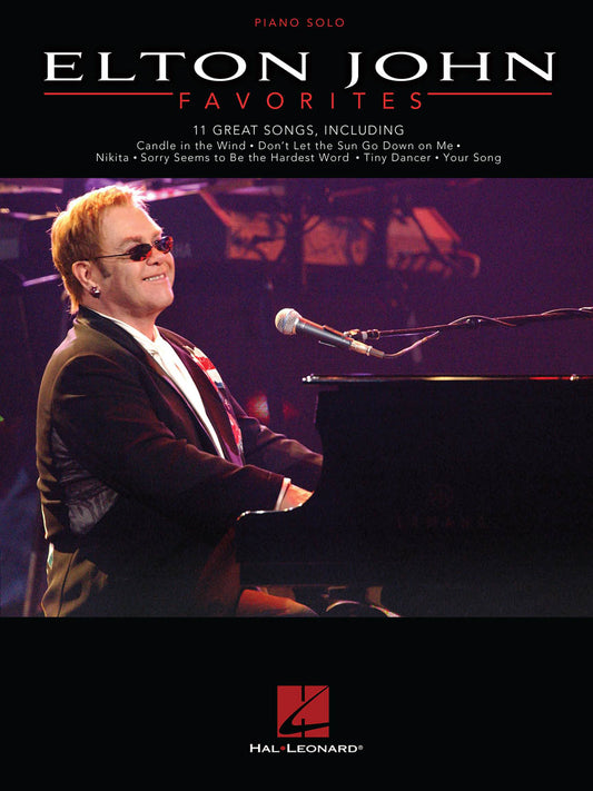 Elton John Favorites Piano Solo Personality Softcover