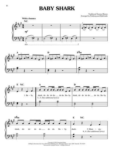 First 50 Fun Children's Songs You Should Play on Piano