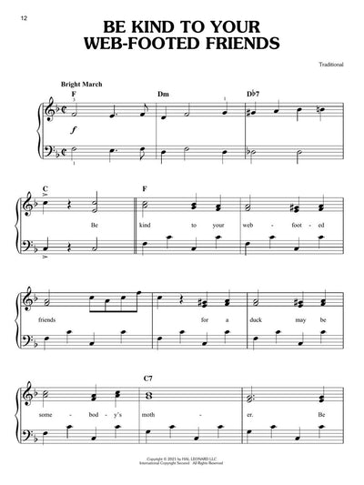 First 50 Fun Children's Songs You Should Play on Piano