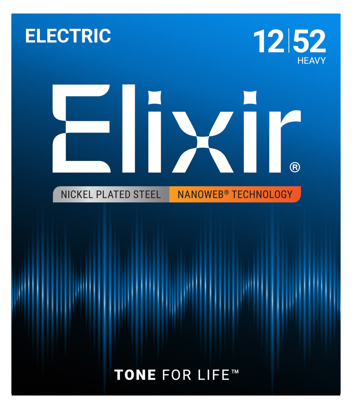 Elixir Nickel-Plated Steel Electric Guitar Strings with NANOWEB Technology