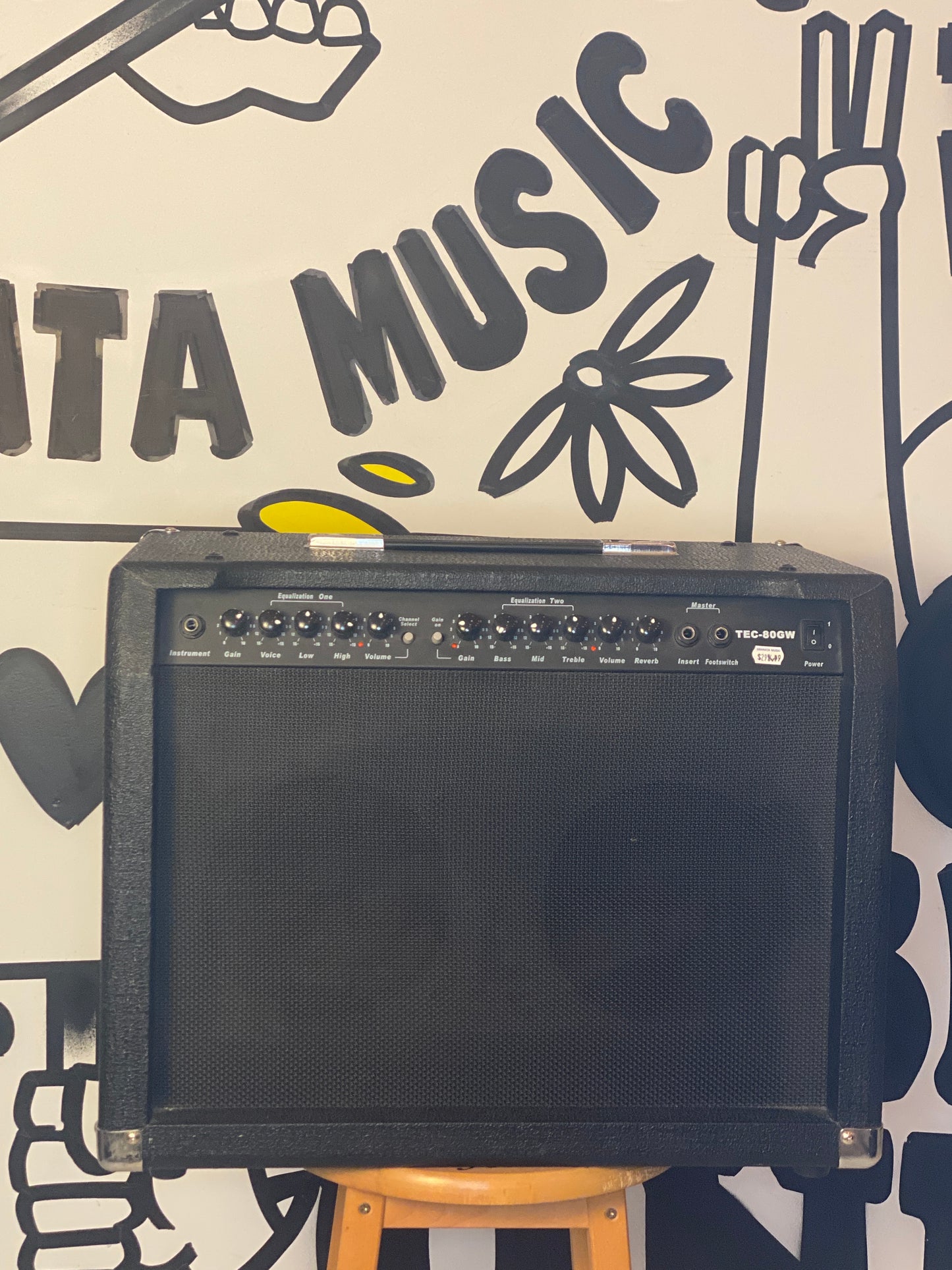 TEC-80GW 80-Watt 2×8" Electric Guitar Combo Amplifier