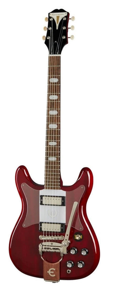 Epiphone Crestwood Custom with Tremotone Tailpiece - Cherry [Pickguard Finish Flaw]