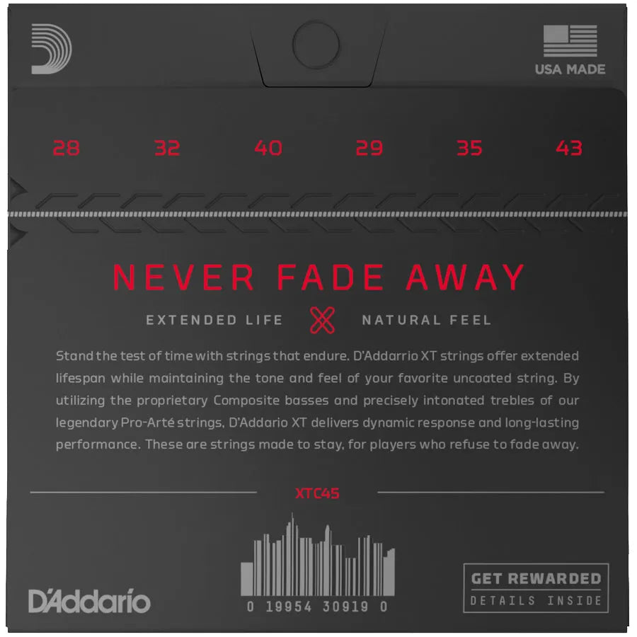 D'Addario XT Classical Guitar Strings, Normal Tension