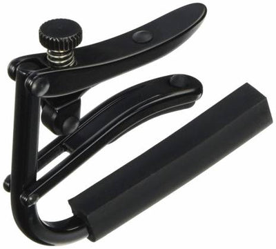 Shubb C1K Capo Noir/Black Chrome Capo for Steel String Guitars