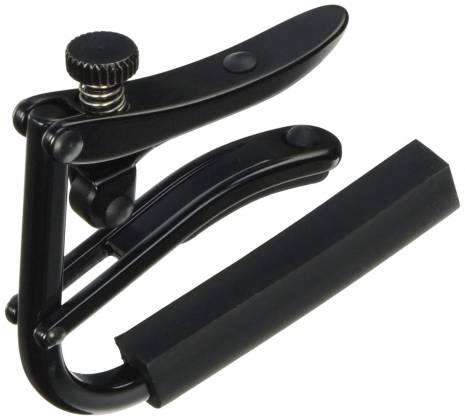 Shubb C1K Capo Noir/Black Chrome Capo for Steel String Guitars