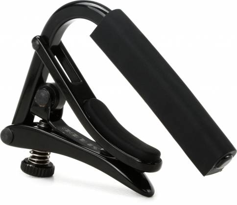 Shubb C1K Capo Noir/Black Chrome Capo for Steel String Guitars