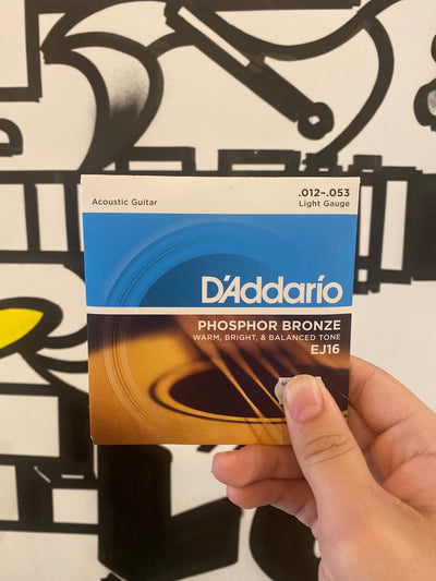 D'Addario EJ Phosphor Bronze Acoustic Guitar Strings | All Gauges