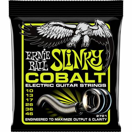 Cordes pour guitare électrique Ernie Ball Cobalt Power Slinky