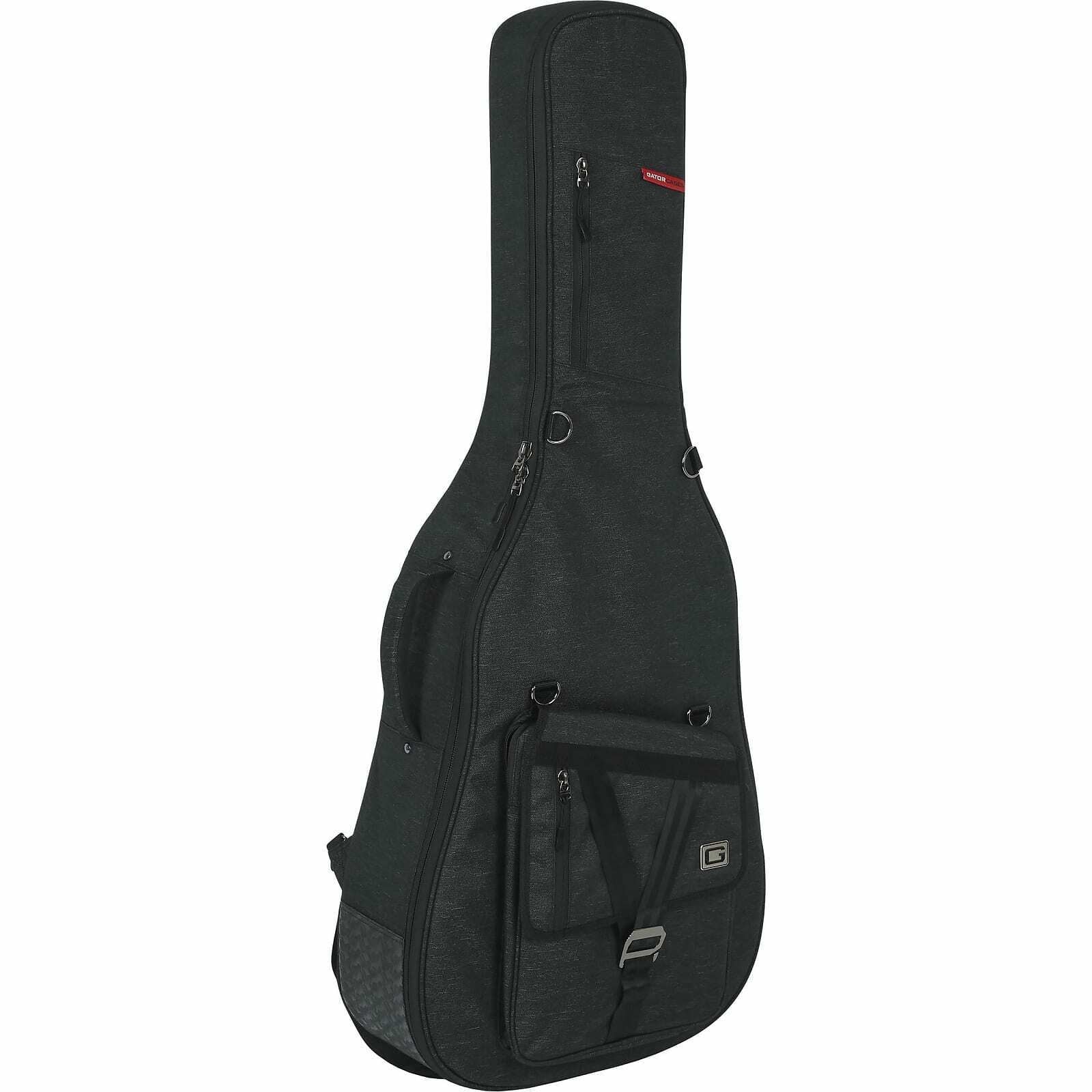 Gator MI GT-JUMBO-BLK Transit Bag for Jumbo Acoustic Guitars - Black
