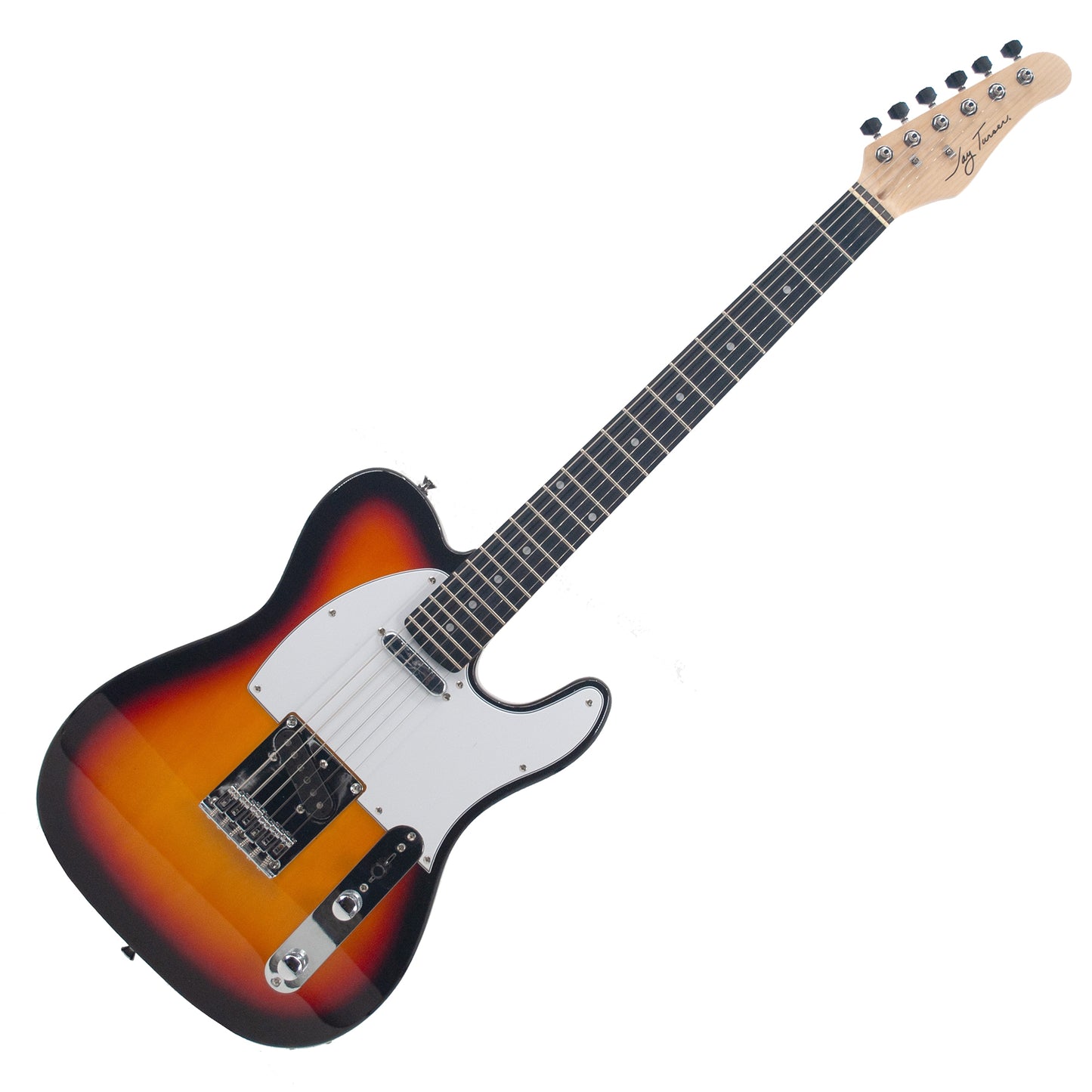 Jay Turser TL Style Lightweight Solid Body Electric Guitar - Tobacco Sunburst