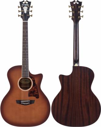 D'Angelico Premier Gramercy Acoustic Electric Guitar - Caramel Burst