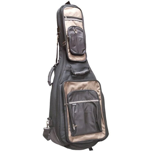 Profile 906 Series Premium Classical Guitar Bag - Black w/ Khaki