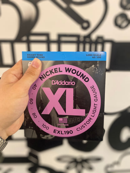 D'Addario EXL Nickel Wound Bass Strings [Select Strings]