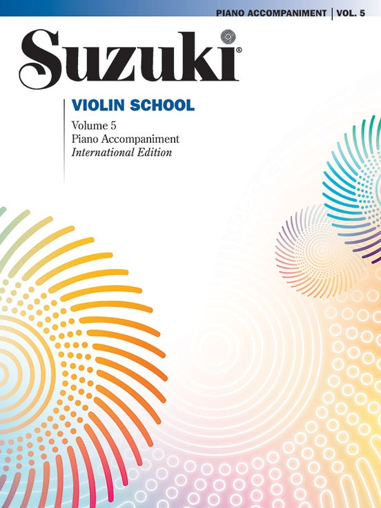 Suzuki Violin School, Volume 5 - Piano Accompaniment