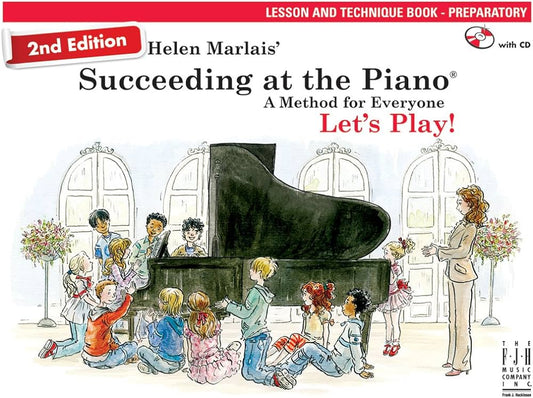Succeeding At The Piano, Lesson & Technique Book - Preparatory (w/CD)