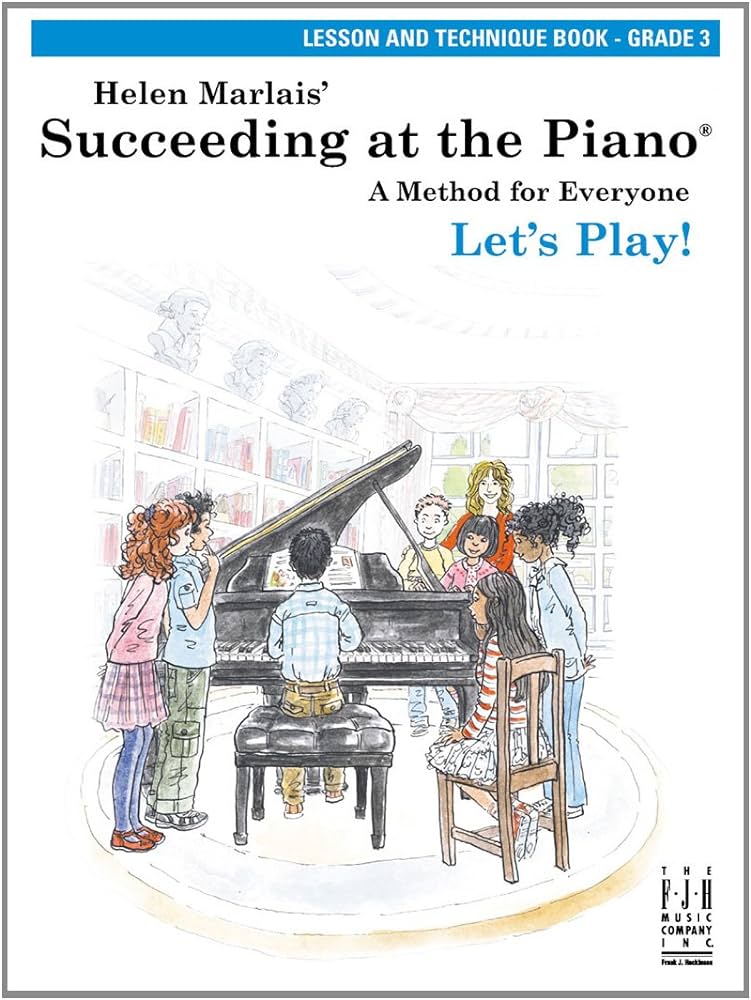 Succeeding At The Piano, Lesson & Technique Book - Grade 3 (w/CD)