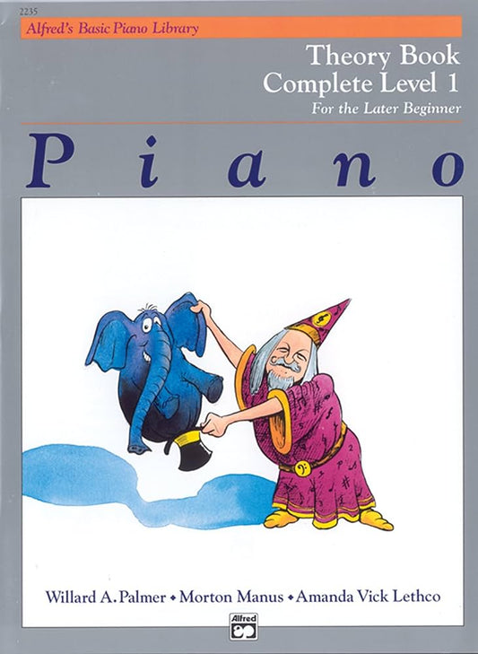 Alfred's Basic Piano Library - Theory Book Complete Level 1