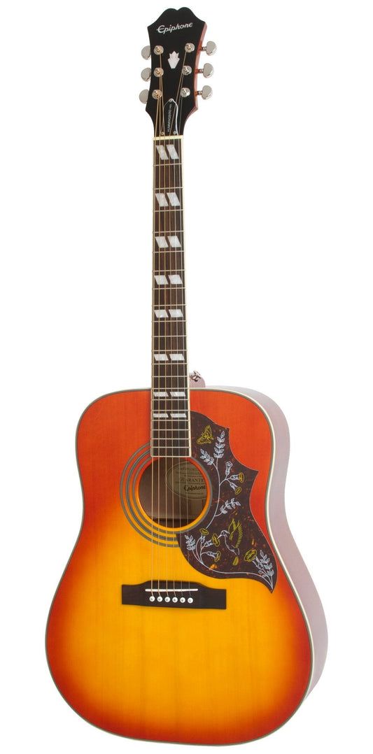 Epiphone Hummingbird Finish Aged Cherry Sunburst Gloss- Acoustic Electric