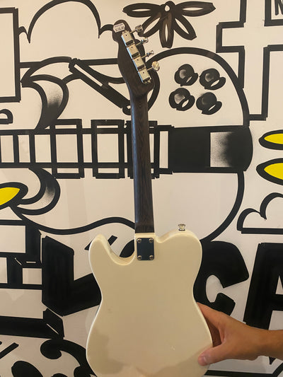 Fanner Custom Tele-Style Ukulele – Vintage White