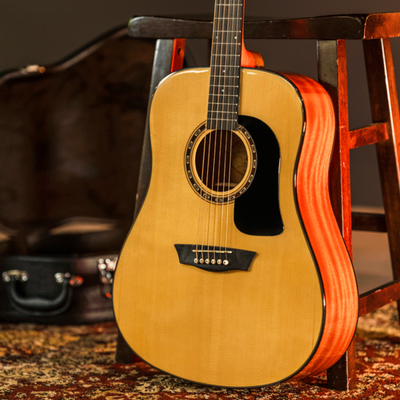 Washburn Apprentice Dread W/Case Acoustic Guitar