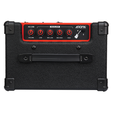 Aroma AG-20B Black 20W Electric Bass Guitar Amplifier