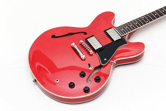 Cort Source Cherry Red ES-335 Clone (Case Included)