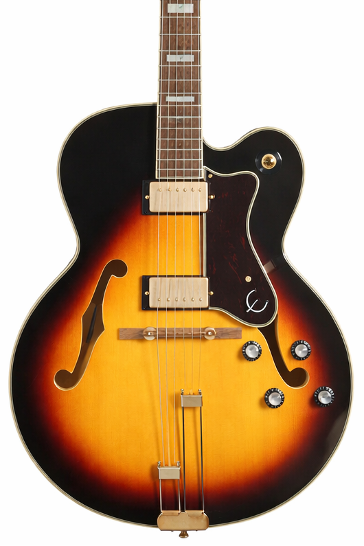 Epiphone Broadway Series Hollowbody Guitar with Gigbag - Vintage Sunburst
