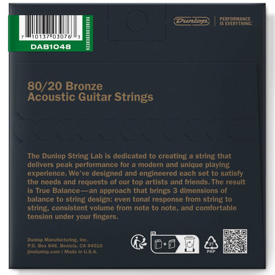 Dunlop 80/20 Bronze Acoustic Guitar | X-Light (10-48)