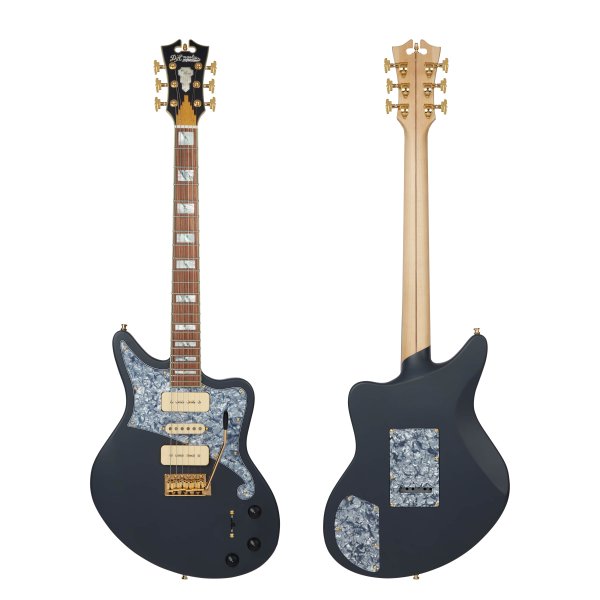 D'Angelico Deluxe Bob Weir Bedford Signature Electric Guitar - Matte Stone