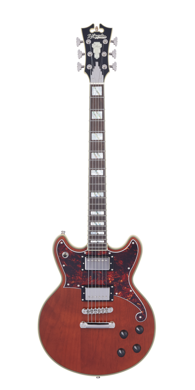 D'Angelico Deluxe Brighton Solidbody Electric Guitar - Matte Walnut