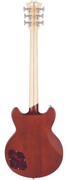 D'Angelico Deluxe Brighton Solidbody Electric Guitar, Matte Walnut