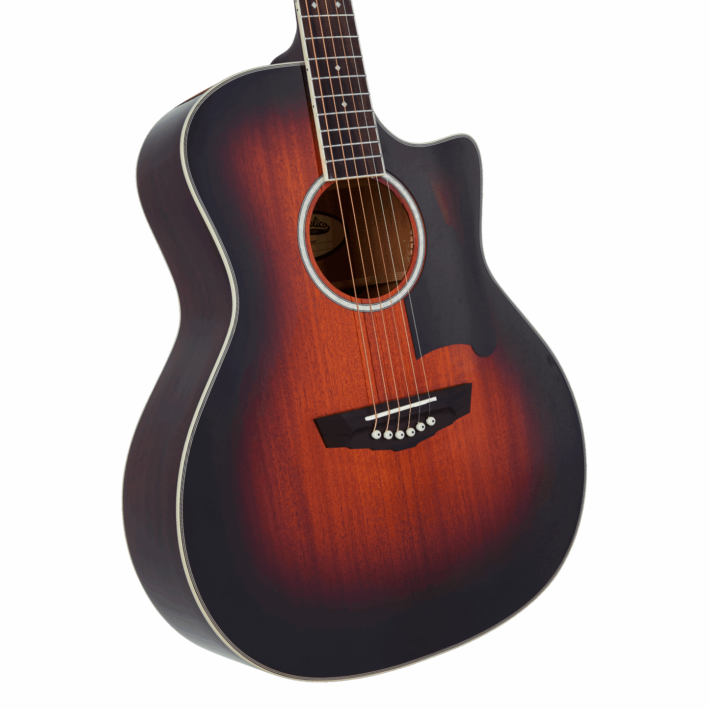 D'Angelico Excel Gramercy Acoustic Electric Guitar - Mahogany Burst