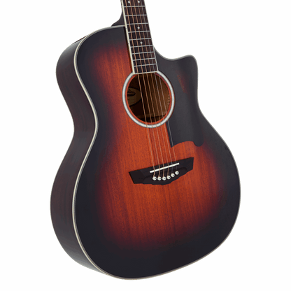 D'Angelico Excel Gramercy Acoustic Electric Guitar - Mahogany Burst