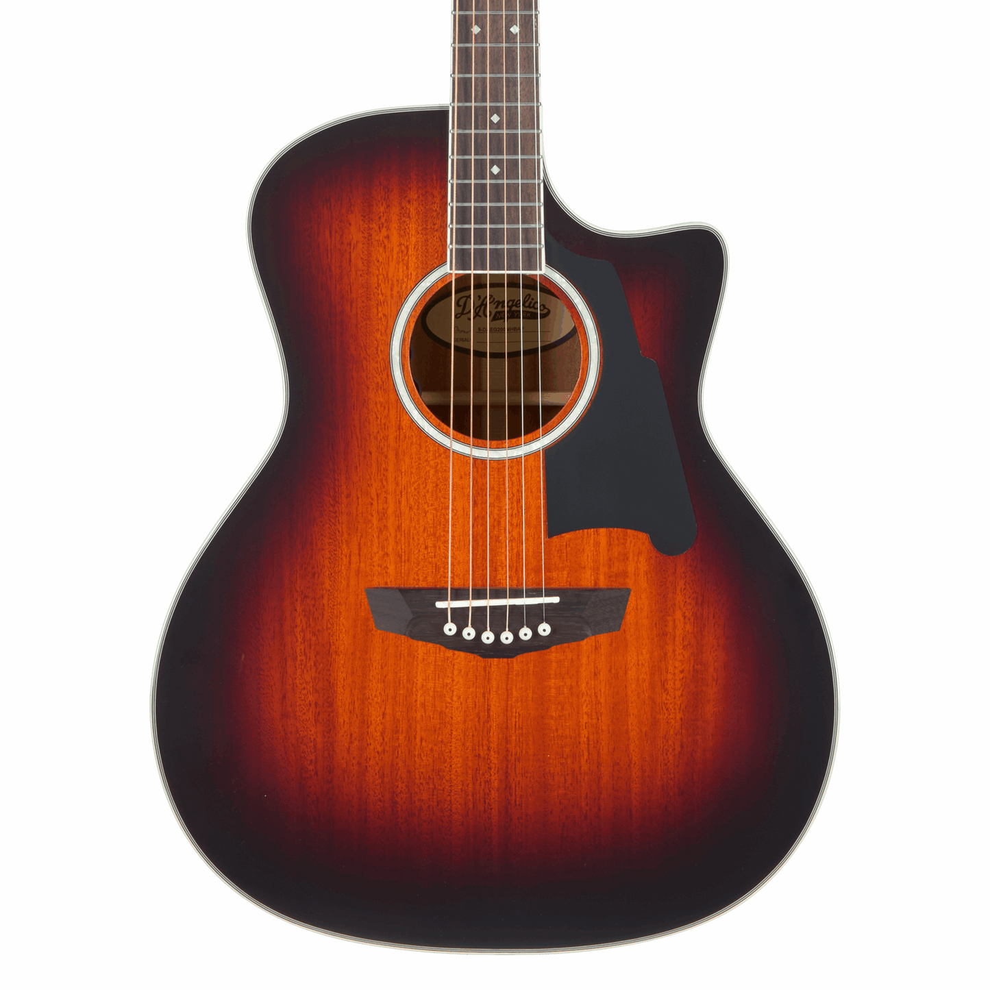 D'Angelico Excel Gramercy Acoustic Electric Guitar - Mahogany Burst